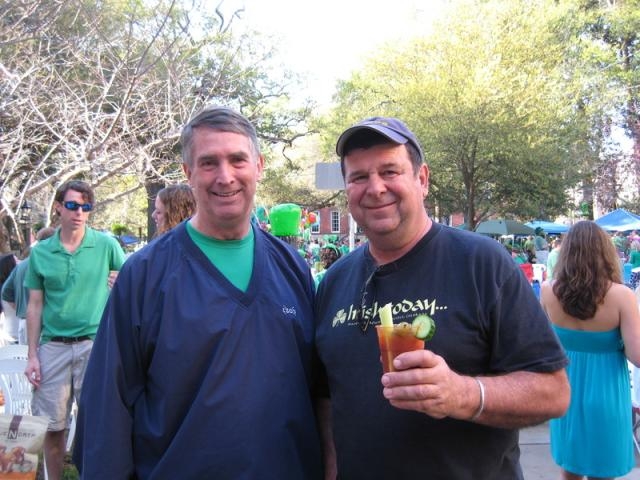 Bruce Butler and Al Jacobs, St Paddys Day 2013, Savannah